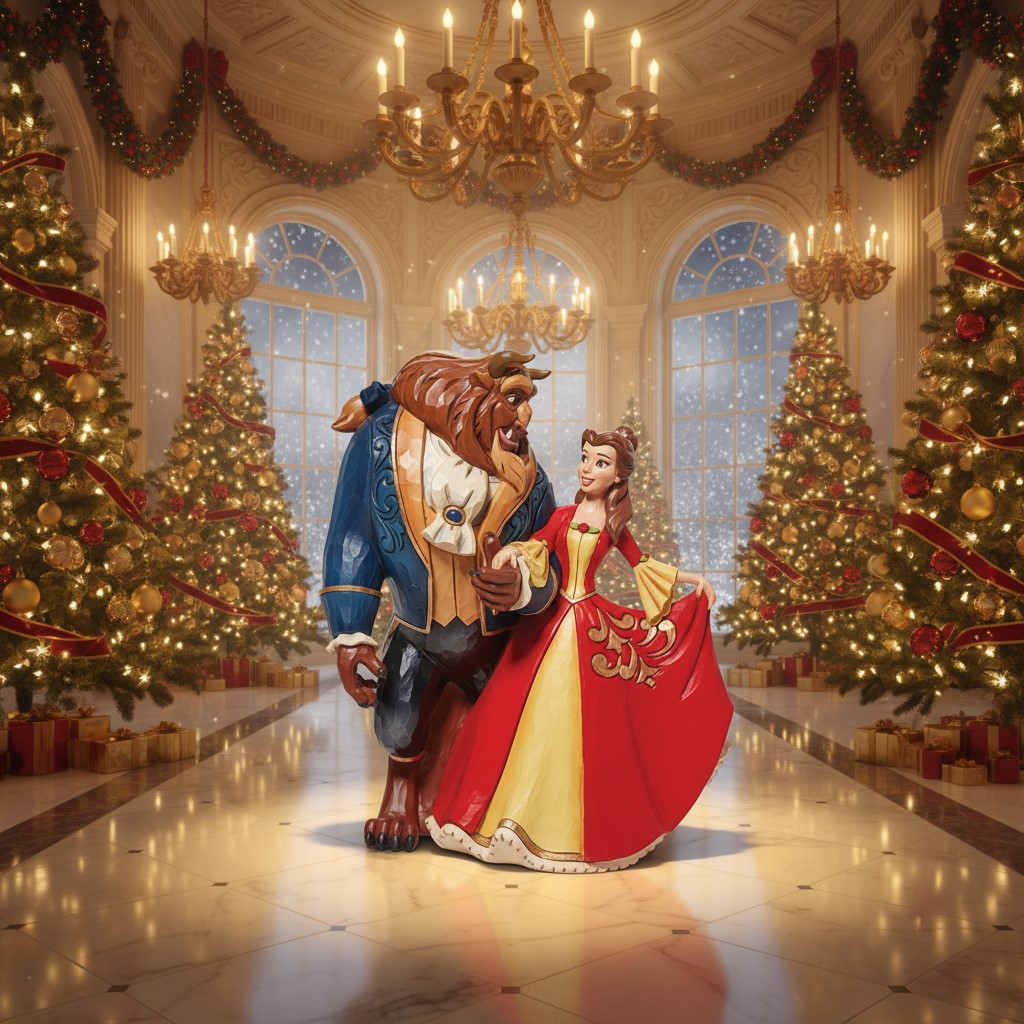 Beauty & The Beast Enchanted Christmas - Disney Traditions by Jim Shore 6010873