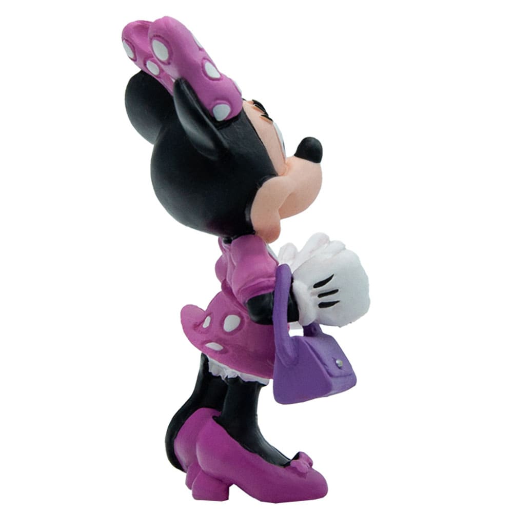 Micky & Friends - Minnie Maus mit Tasche /  Walt Disney Spielfigur - Tortenfigur - Disneyfigur Bullyland 15328