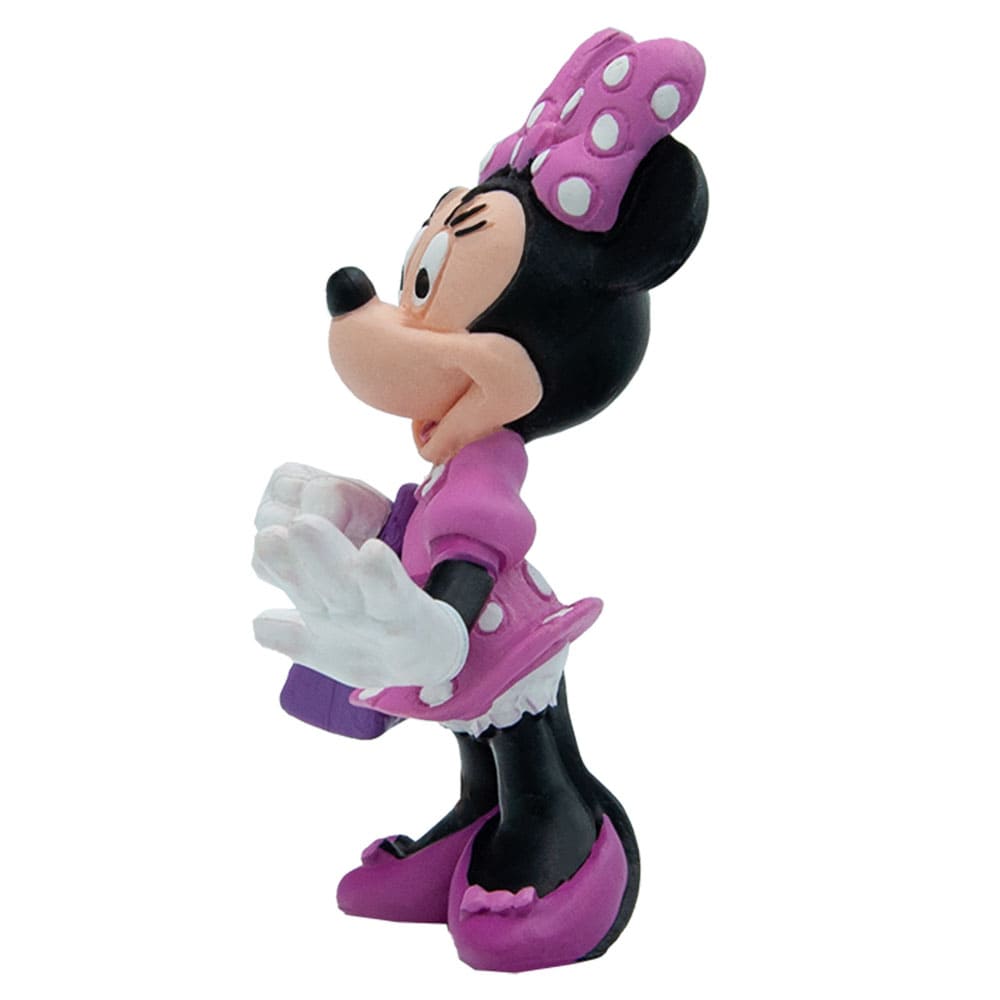 Micky & Friends - Minnie Maus mit Tasche /  Walt Disney Spielfigur - Tortenfigur - Disneyfigur Bullyland 15328