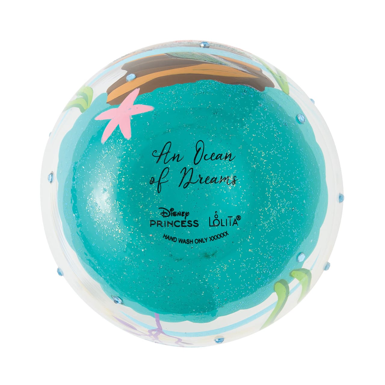 Disney Trinkglas Arielle - An Ocean of Dreams - Lolita Glas 6017420 - Arielle auf Felsen