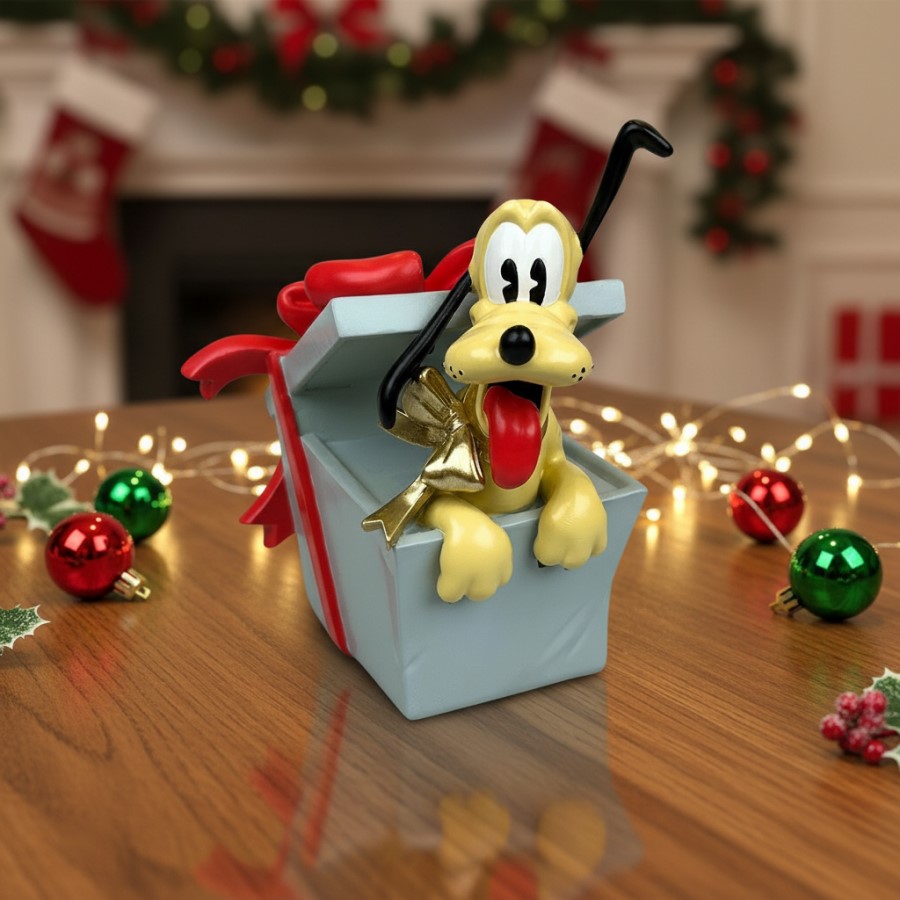 Weihnachtsfigur Pluto in Geschenkbox - DN25214 - Christmas Inspirations Disney Disney Weihnachtsfigur