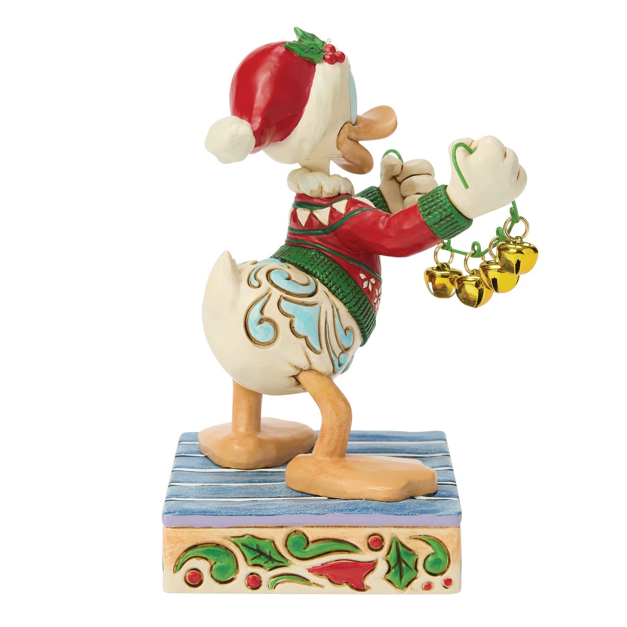 Holiday Jingle Donald Duck mit Glöckchen 6018713 Disney Traditions Jim Shore Disneyfigur