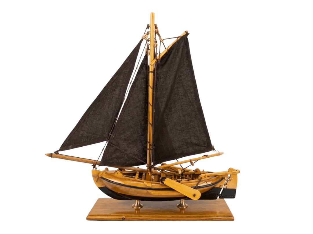 Authentic Models Dutch Botter – Traditionelles holländisches Fischereischiff Modell 32 x 36 cm