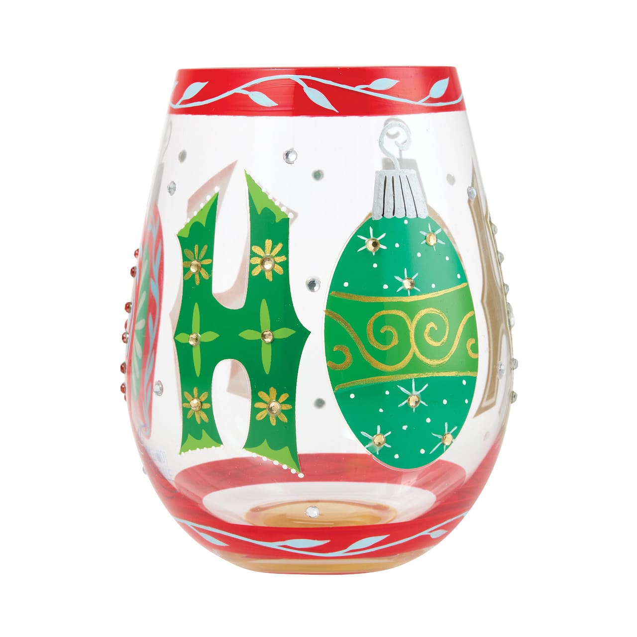 Ho Ho Ho Trinkglas - Lolita Glas 6019148 - Lolita Stemless Glass - Festliches Geschenk