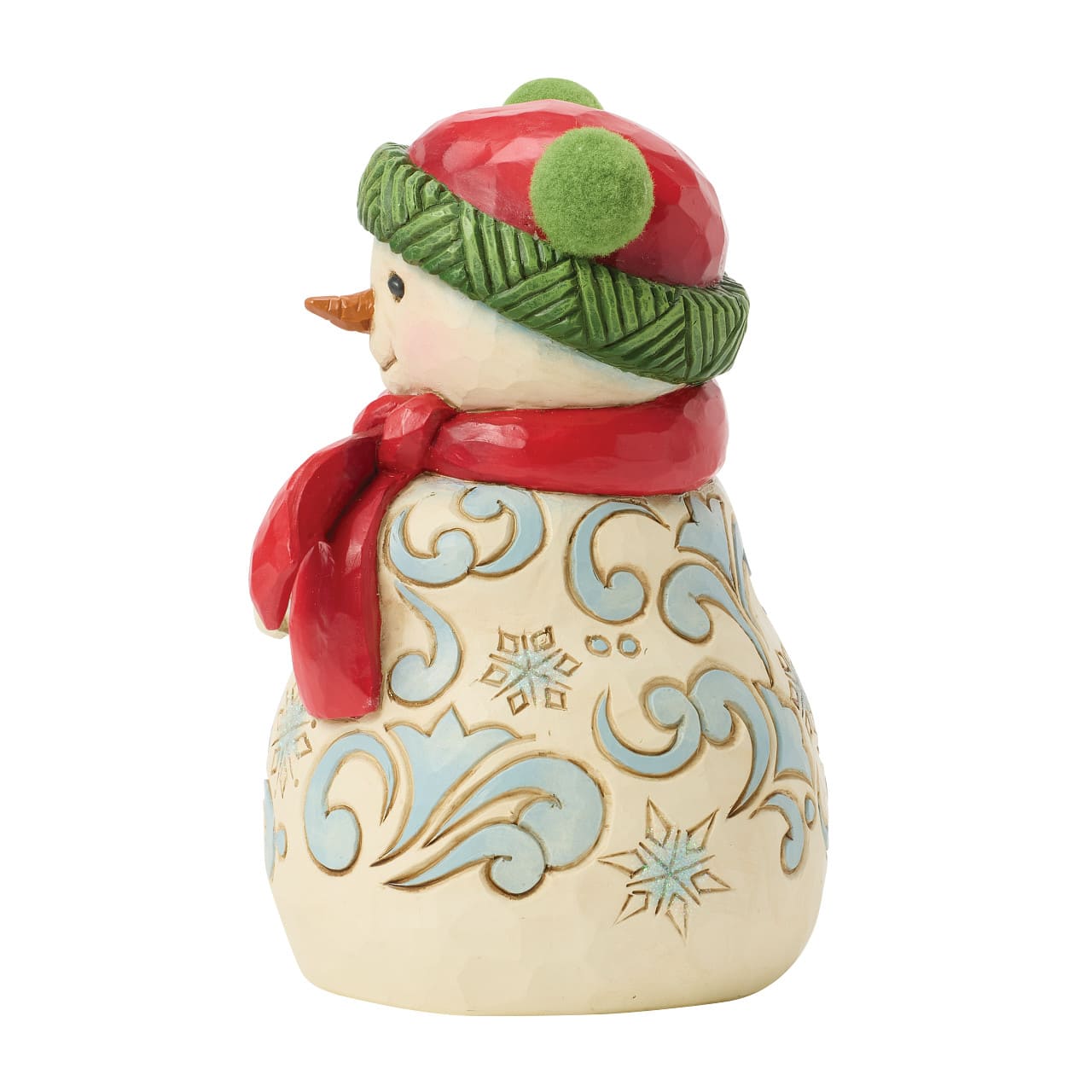 Cozy Winter Cheer Schneemann 6019281 Snowman with Pom Pom Hat - Heartwood Creek by Jim Shore
