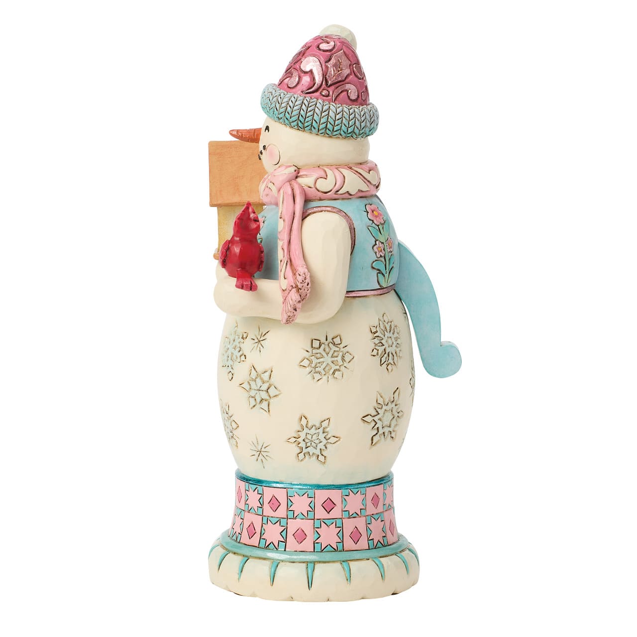 Nussknacker Schneemann rosa-pastell - Cool Friends - 6018907 - Heartwood Creek Jim Shore