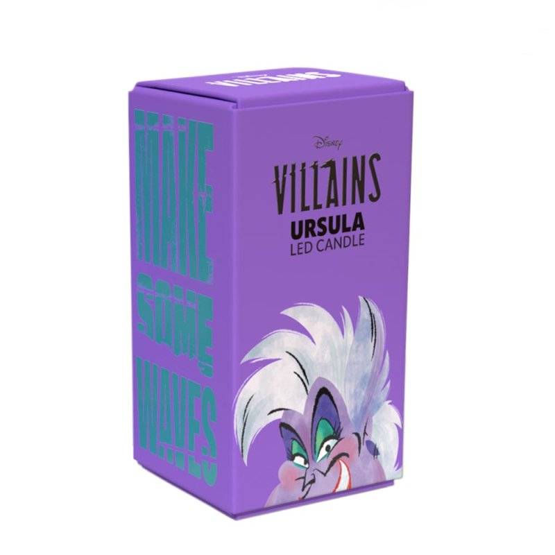 LED Kerze Villain Ursula Purple / Meerhexe Ursula - Disney Home Fragrance DISVILED01N - Villains Kerze