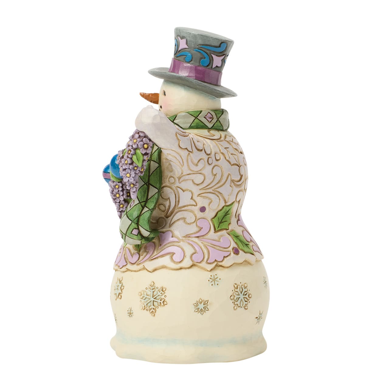 Regal Winter Schneemann Purple Snowman - 6019283 - Heartwood Creek Jim Shore Schneemann