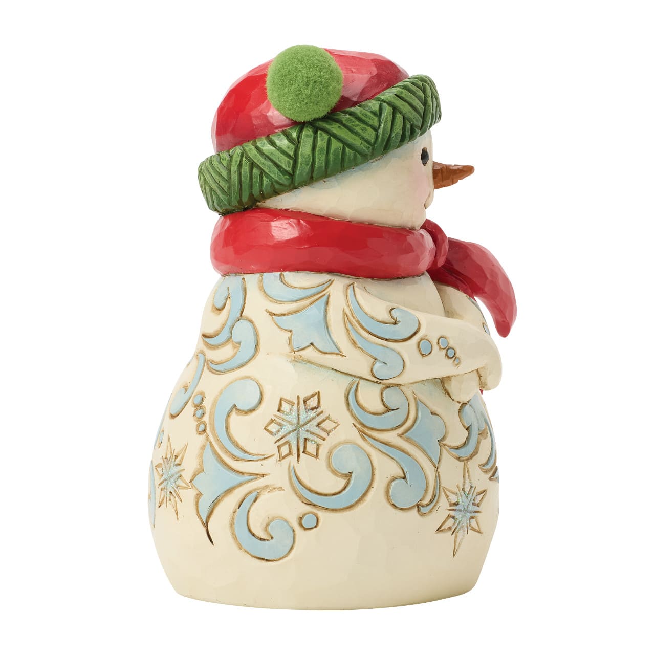 Cozy Winter Cheer Schneemann 6019281 Snowman with Pom Pom Hat - Heartwood Creek by Jim Shore