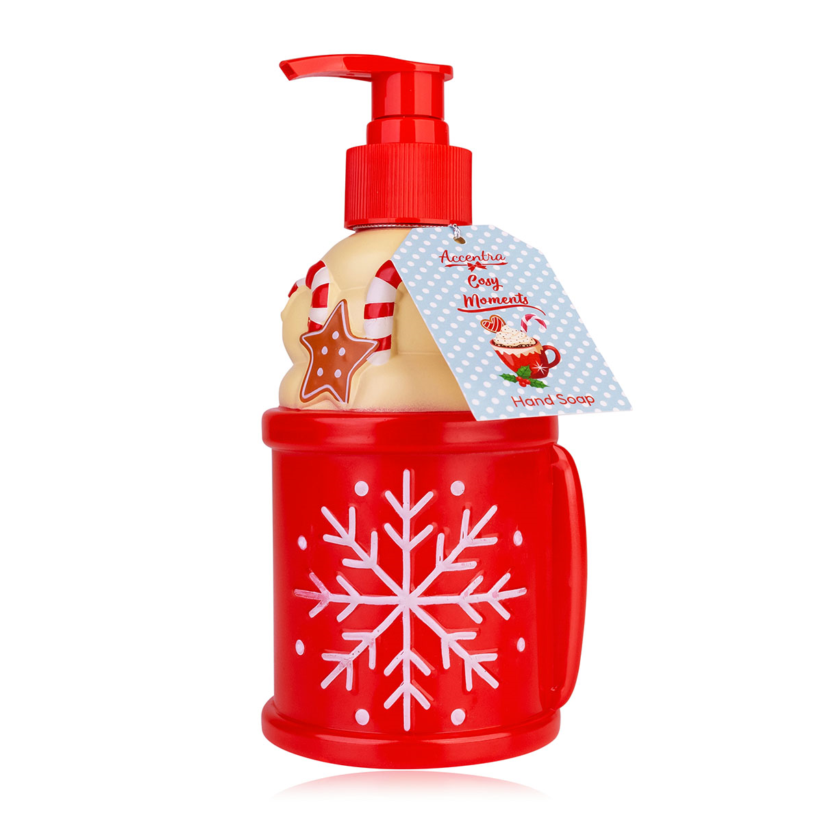 Weihnachtsseife - Hot Cocoa / Heißer Kakao 8163488 Seifenspender -  Pumpspender mit Flüssigseife