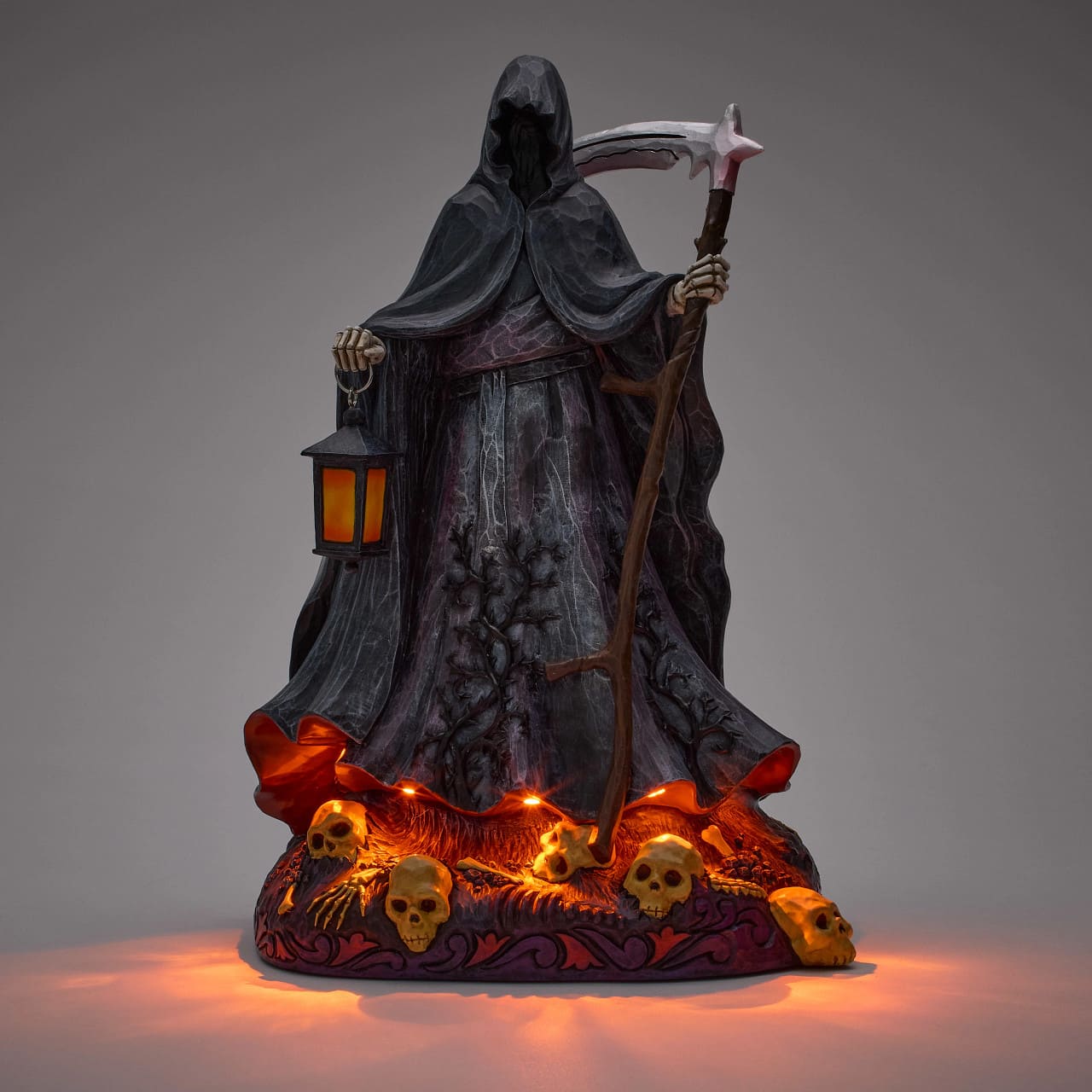 Haunted Nights Equal Many Frights Grim Reaper LED beleuchtet 6018086 - Jim Shore Heartwood Creek Halloween