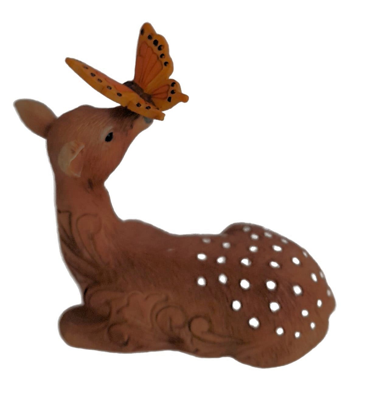 Reh mit Schmetterling - Deer with Butterfly Minifigur - 6017783 - Jim Shore Heartwood Creek Figur