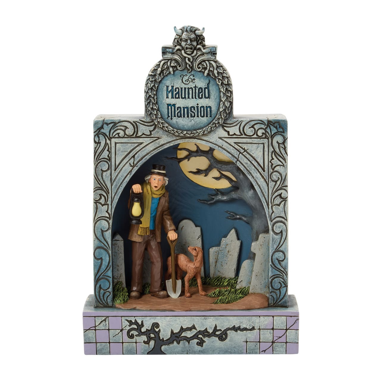 Haunted Mansion Ghostly Graveyard Guardian Diorama -  6017932 Disney Traditions Jim Shore Disneyfigur