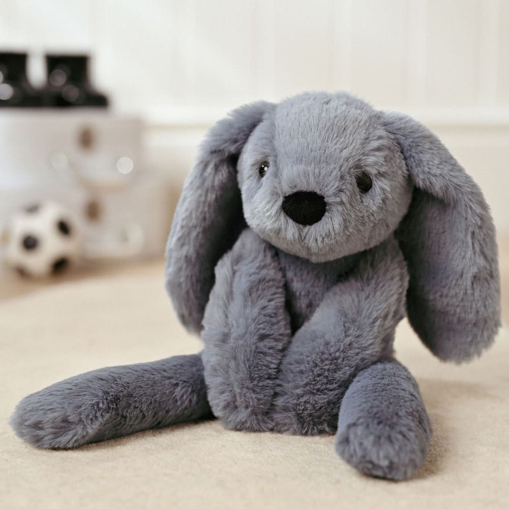 Softies - Hase / Sonny der Hase dunkelgrau - SOF103 - Softies Kuscheltier Plüschtier Stofftier