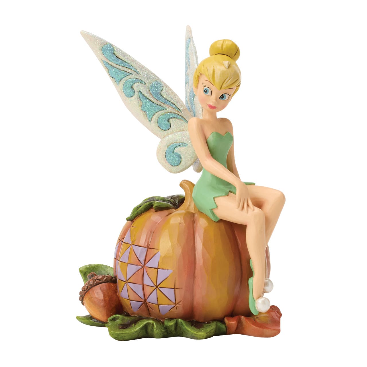 Pumpkin Patch Pixie Tinkerbell auf Kürbis / Pumpkin 6017943 Disney Traditions Jim Shore Halloweenfigur
