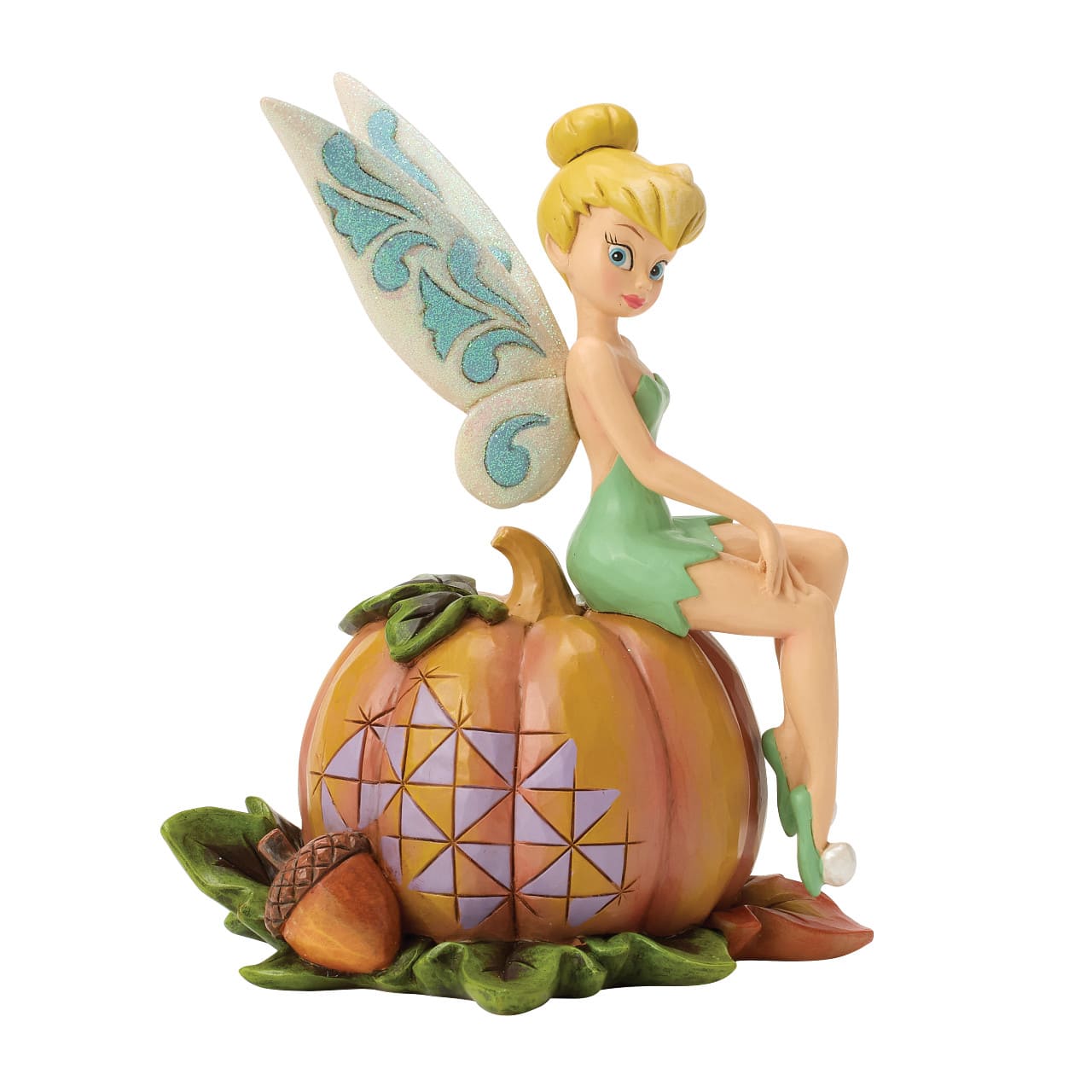 Pumpkin Patch Pixie Tinkerbell auf Kürbis / Pumpkin 6017943 Disney Traditions Jim Shore Halloweenfigur
