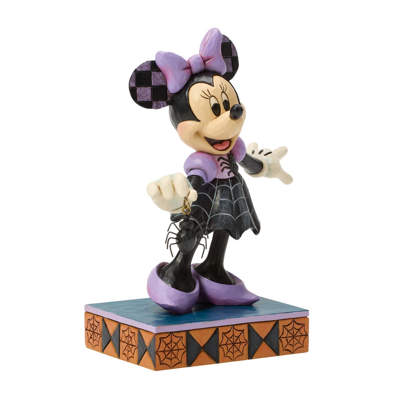 Halloween Minnie Maus Spinne / Spider - Web-tastic Halloween 6017939 Disney Traditions Jim Shore Disneyfigur