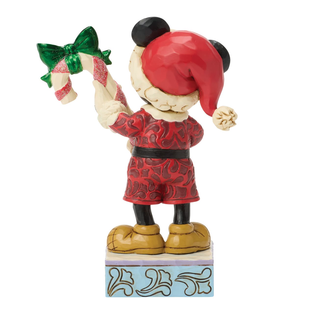 Peppermint Magic Micky Maus mit Zuckerstange / Candy Cane 6018711 Disney Traditions Jim Shore Disneyfigur