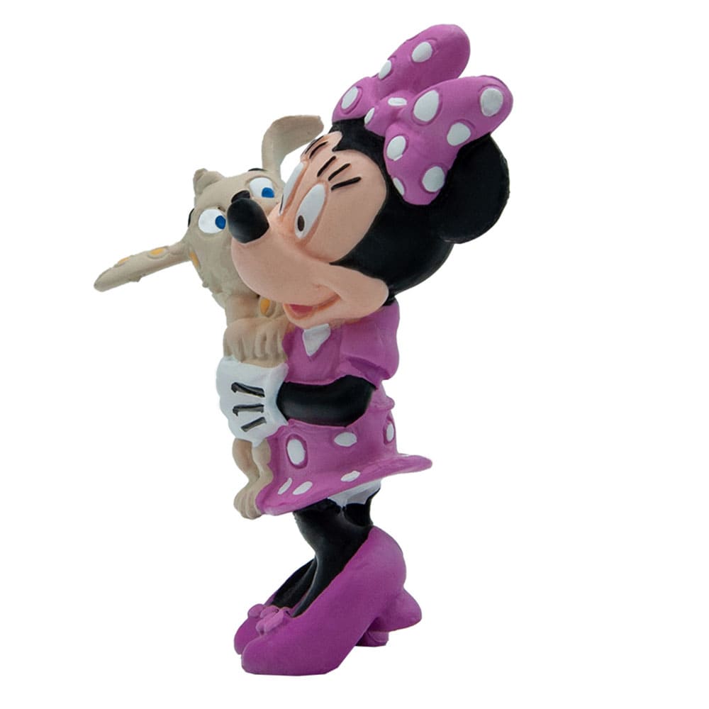 Micky & Friends - Minnie Maus mit Hund /  Walt Disney Spielfigur - Tortenfigur - Disneyfigur Bullyland 15329