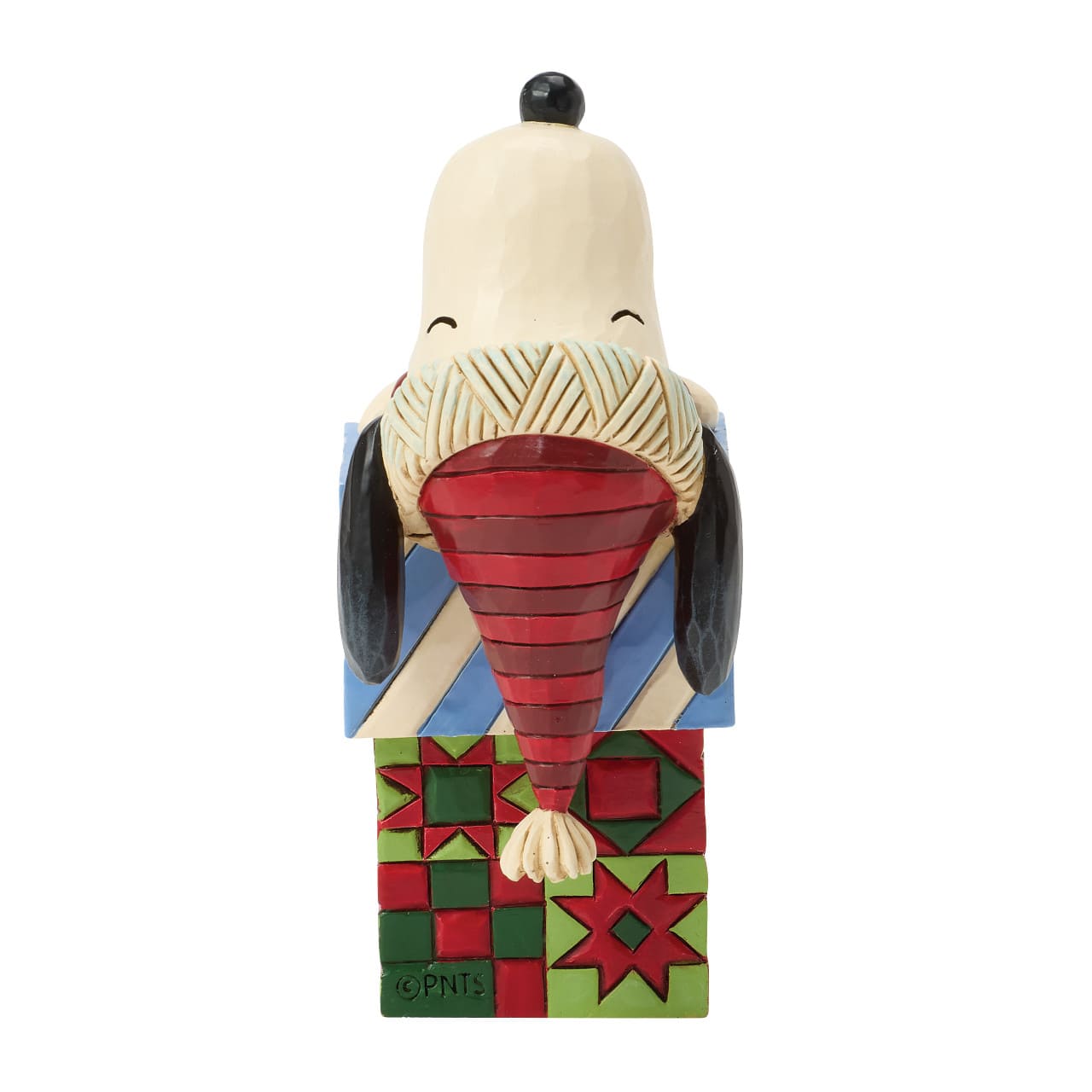 Dreaming of Christmas Snoopy & Woodstock auf Geschenken 6018683 - Jim Shore Peanuts Figur