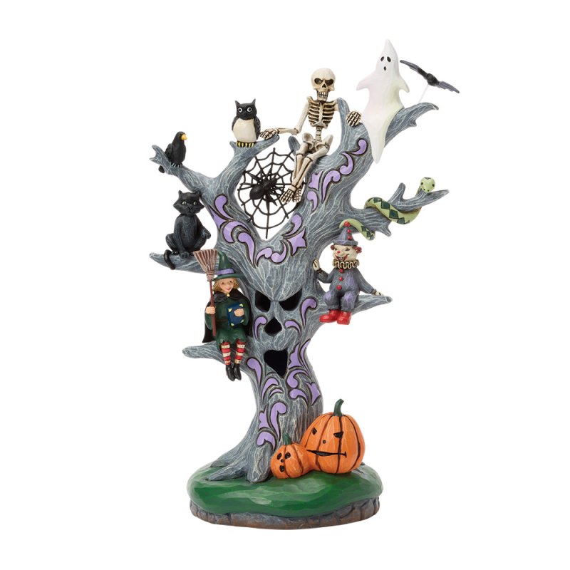 Wicked Woods Scary Tree - Spukbaum LED beleuchtet 6018090 - Heartwood Creek Jim Shore Halloween