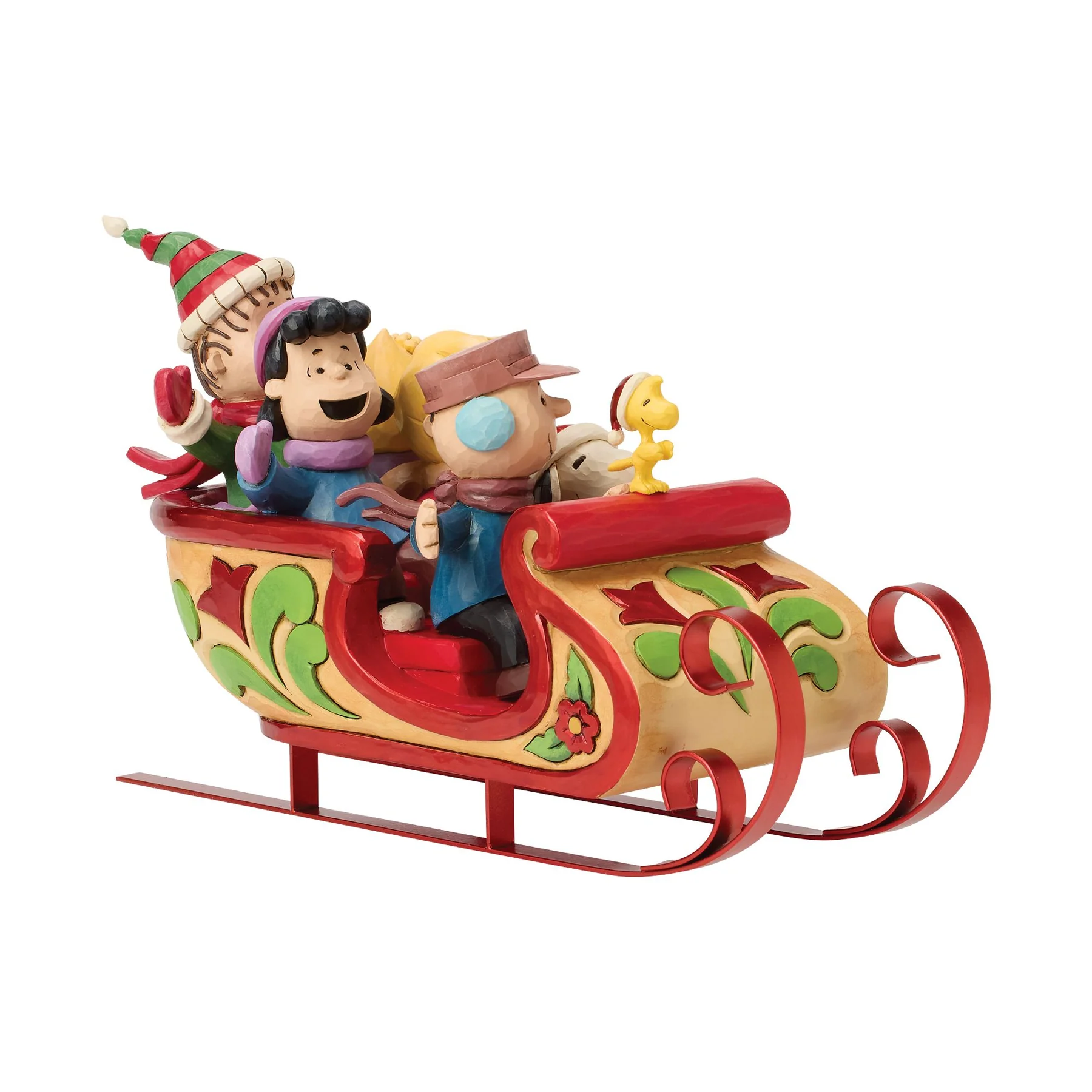 A Sleigh Ride to Remember - Peanuts Gang im Schlitten 6018692 - Jim Shore Peanuts Figur