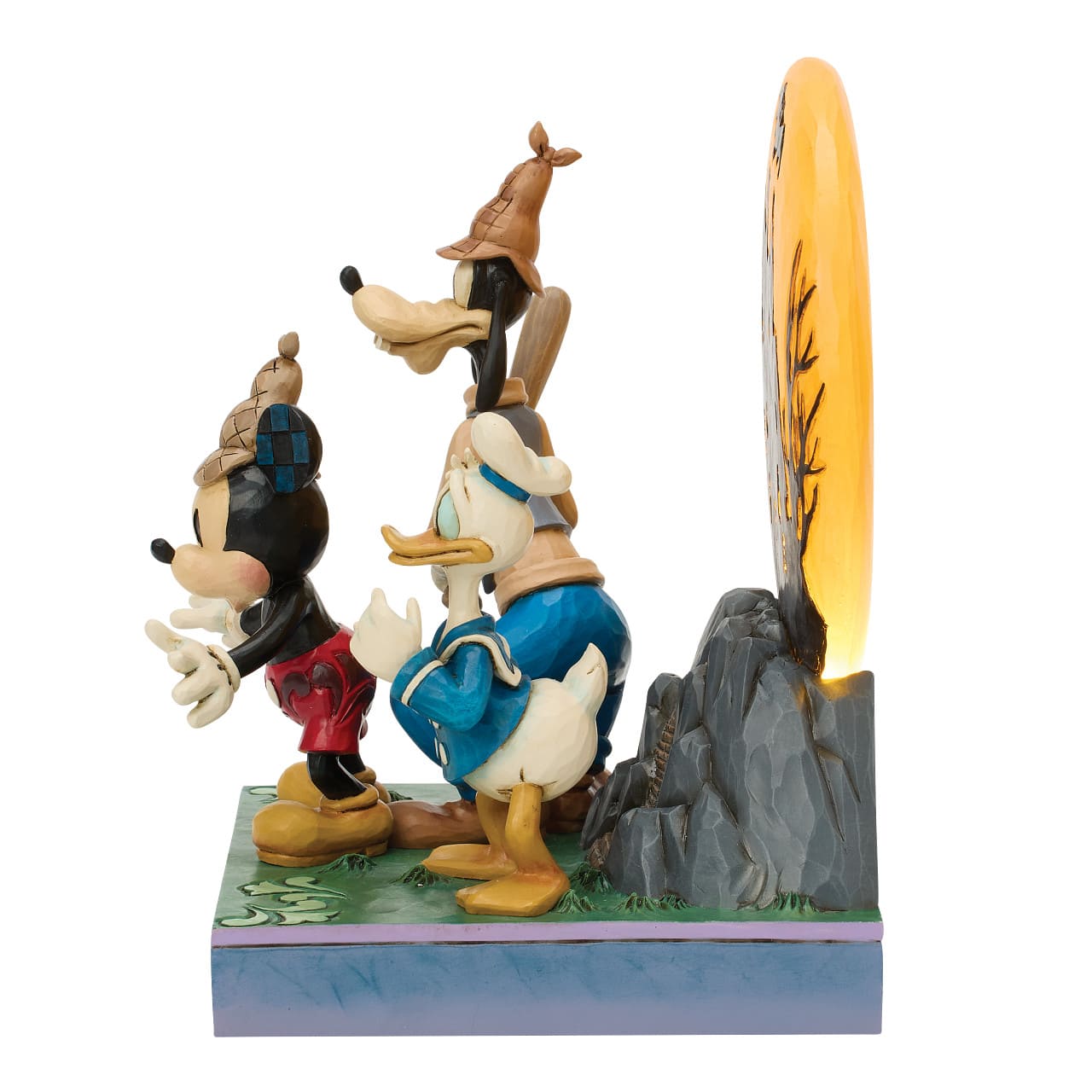 Look Out! Ghosts! – Mickey, Goofy & Donald Lonesome Ghosts - 6017941 - Disney Traditions Jim Shore Disneyfigur