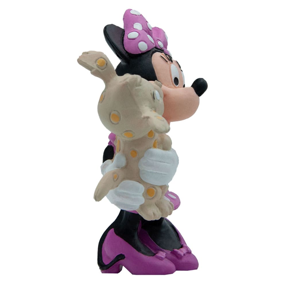 Micky & Friends - Minnie Maus mit Hund /  Walt Disney Spielfigur - Tortenfigur - Disneyfigur Bullyland 15329