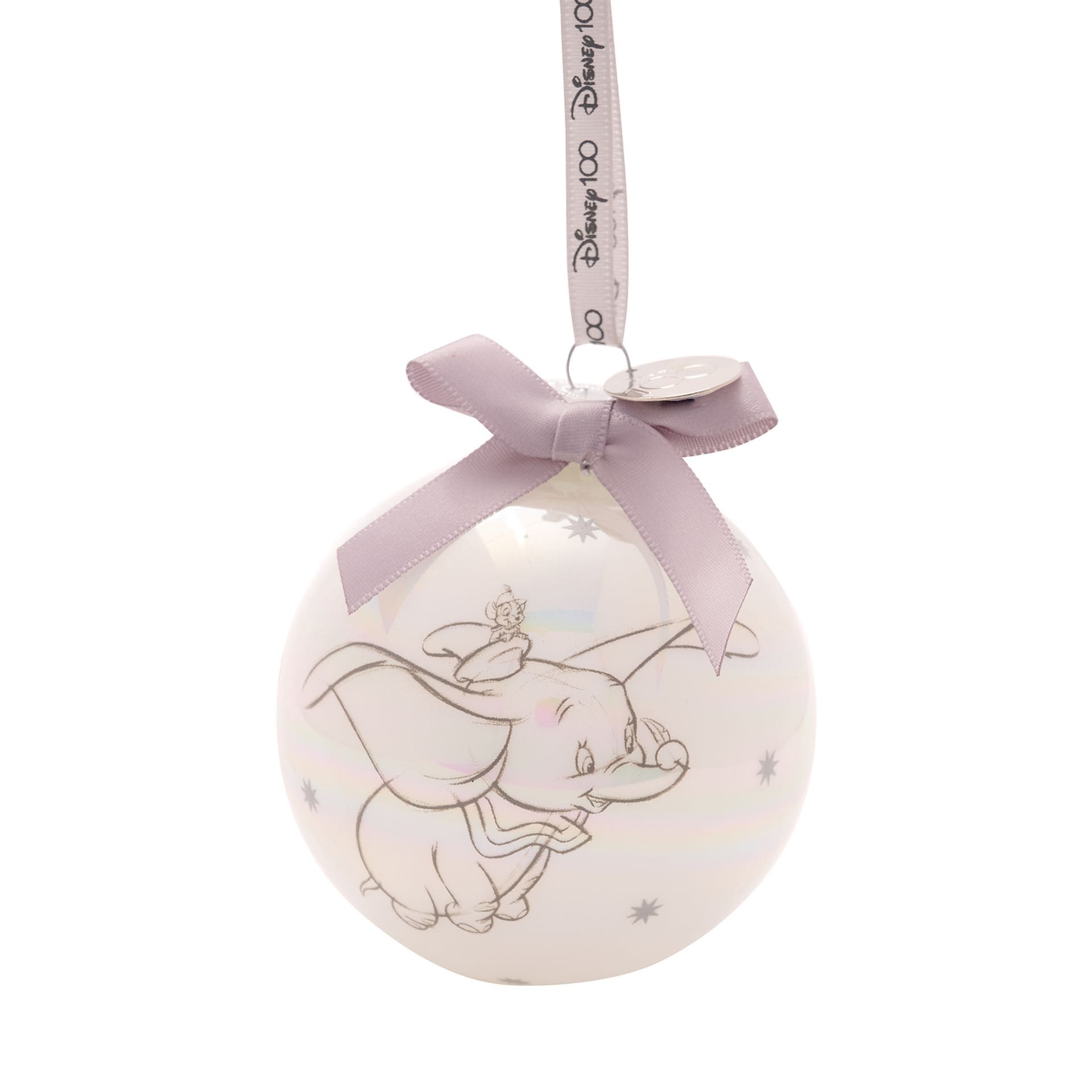Disney 100 Regenbogenkugeln Love / Liebe Weihnachtskugeln - Set mit 4 Stück / Disney by Widdop DI2033