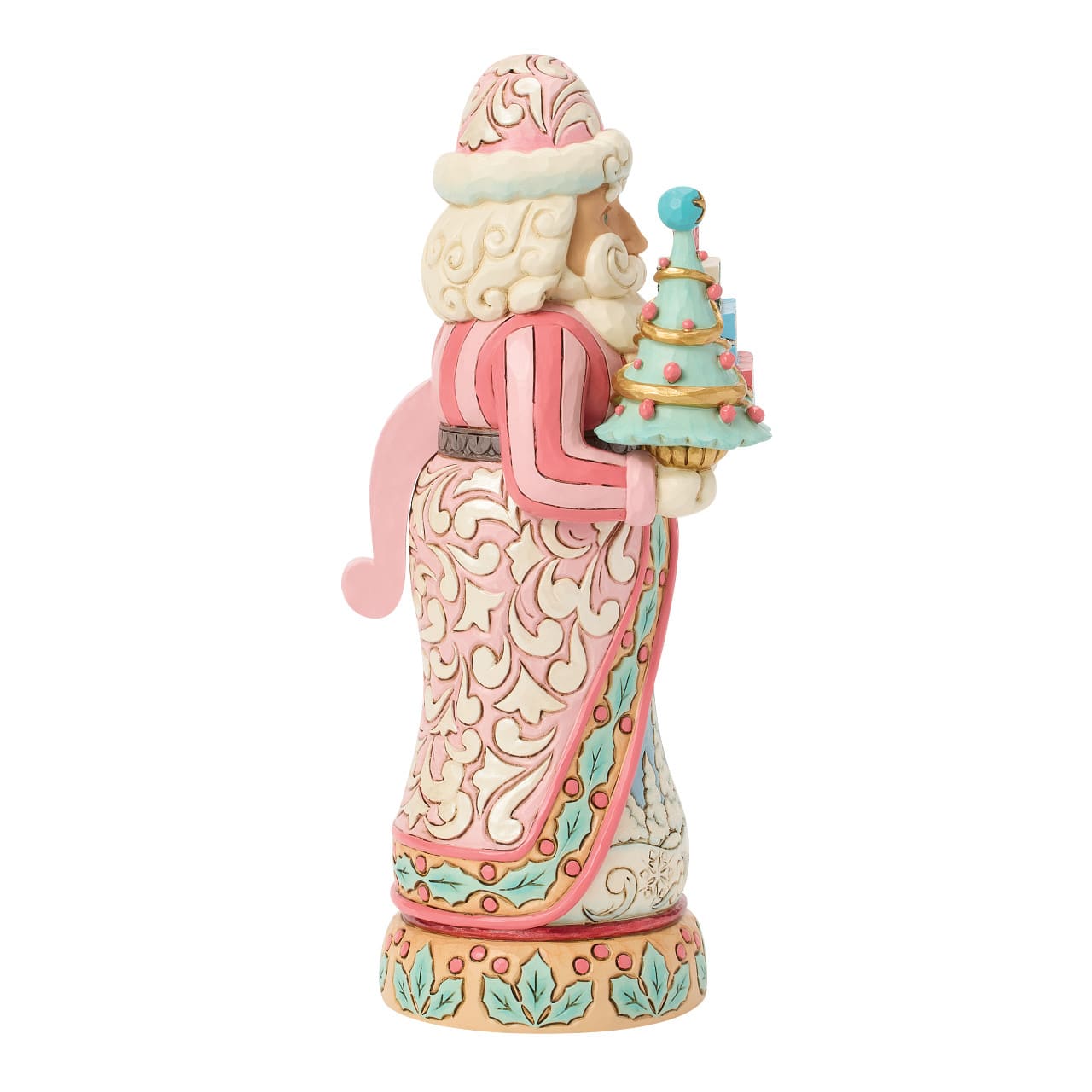 Nussknacker Weihnachtsmann rosa-pastell - A Bright Winter - 6018901 - Heartwood Creek Jim Shore