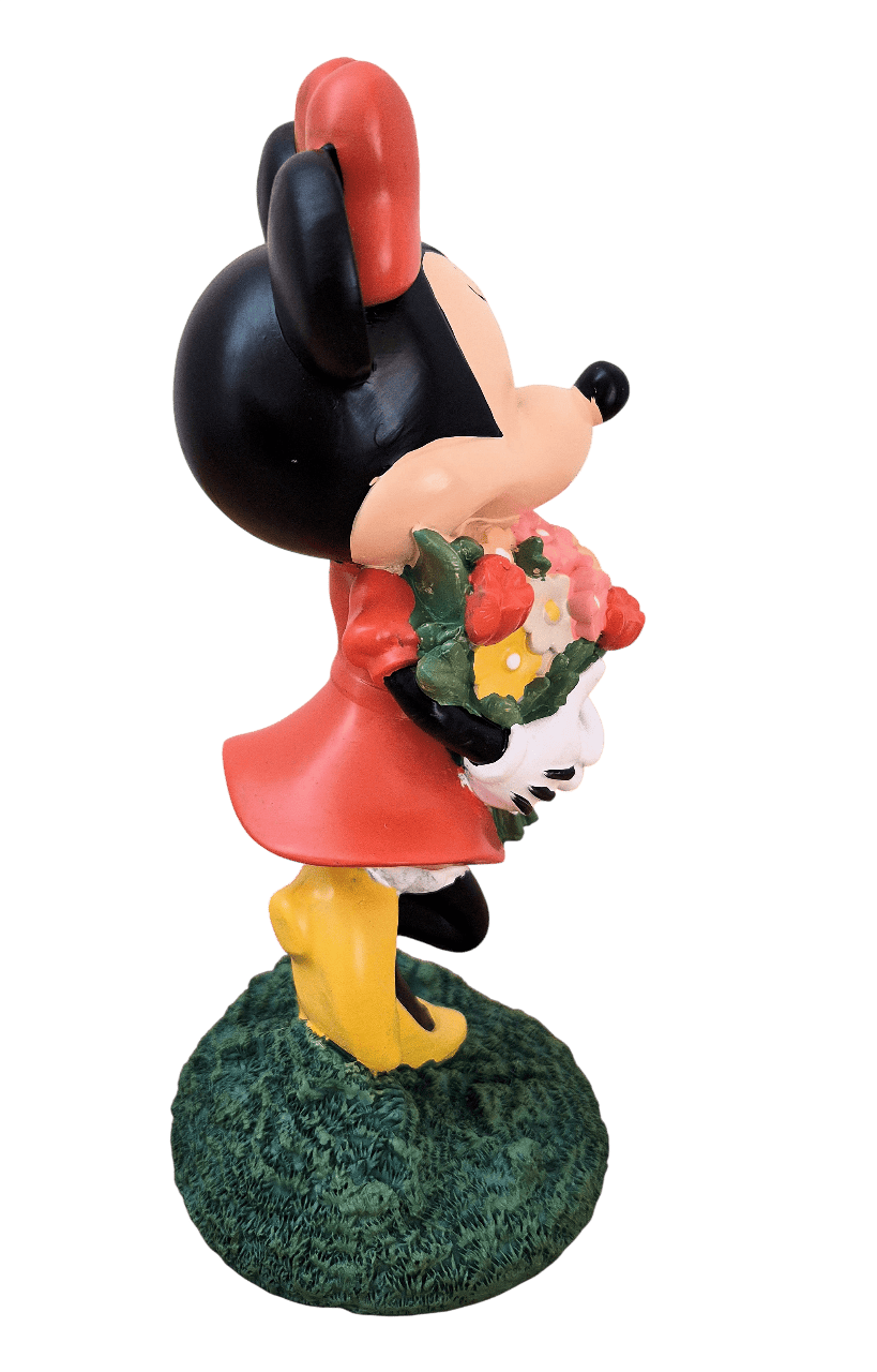 Gartenfigur Minnie Maus mit Blumenstrauß - Minnie Mouse - DN26051 - Christmas Inspirations Disney Figur Deko