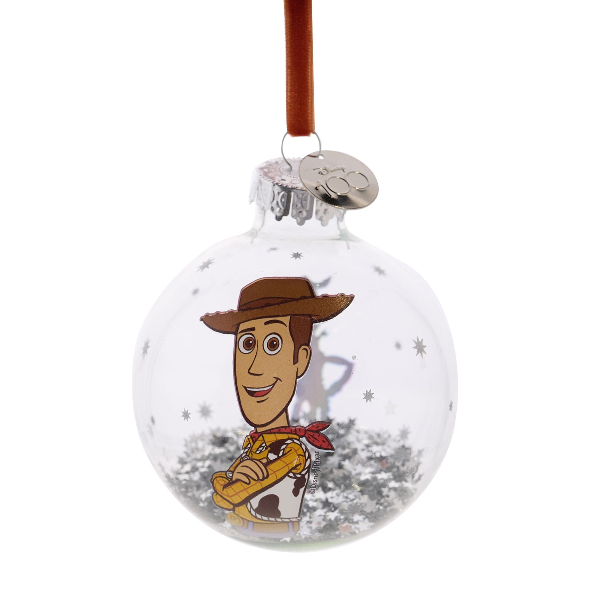 Disney 100 Acryl Weihnachtskugel Woody - Toy Story  / Disney by Widdop DI2044