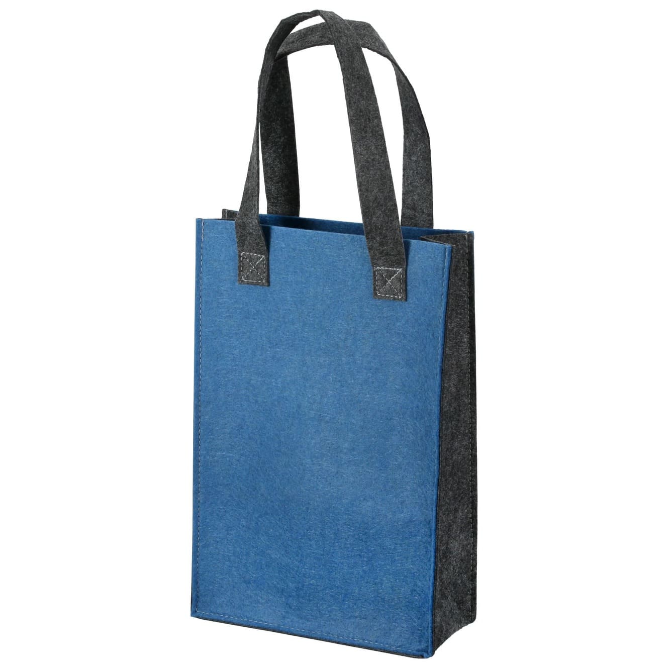 Geschenktasche - Camperglück Happy Camper blau 61613 - Gilde Geschenktasche / Geschenktüte aus Filz