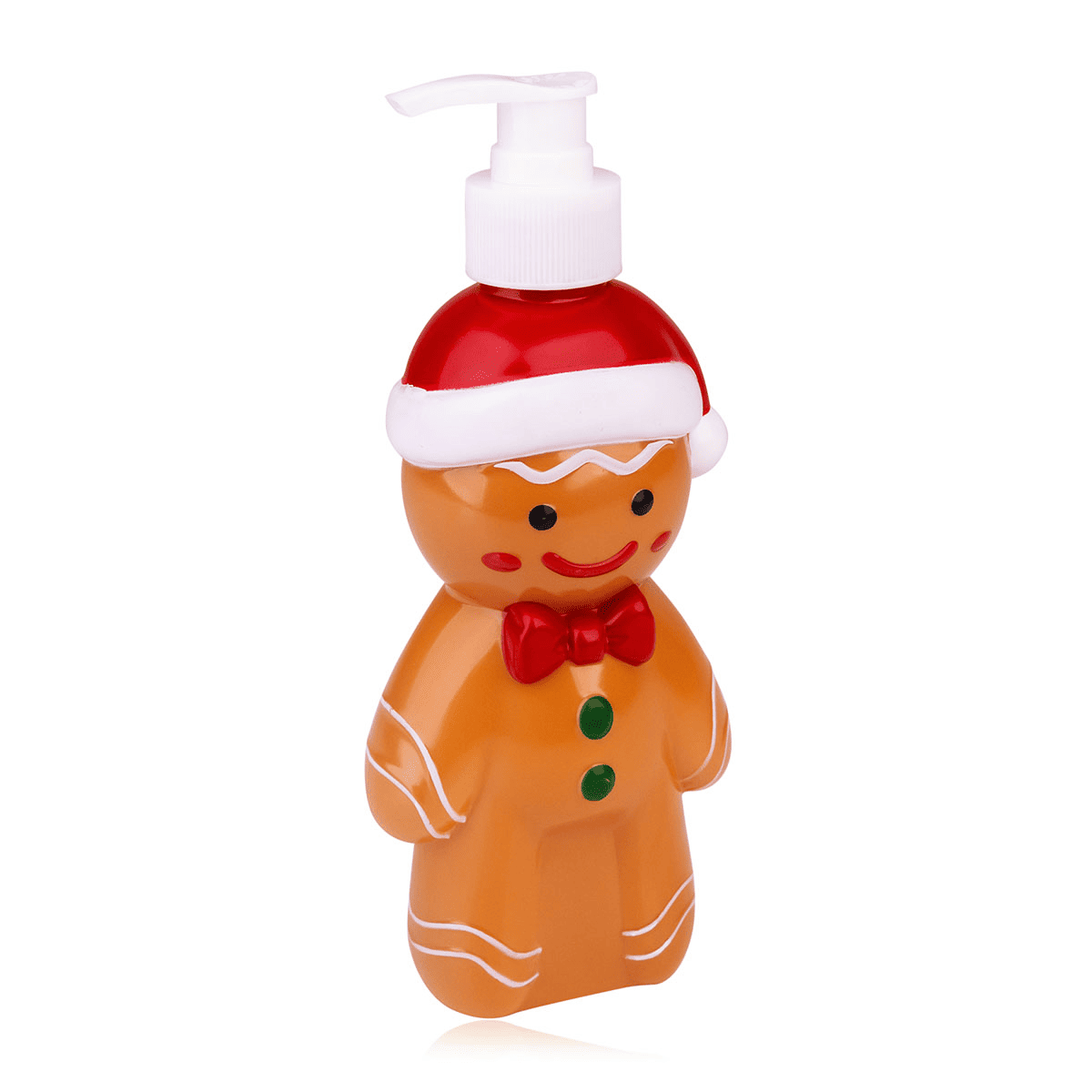 Weihnachtsseife - Lebkuchenmann 8163487 Seifenspender -  Pumpspender mit Flüssigseife Gingerbread