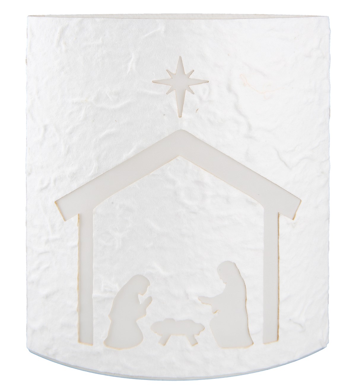 Tischlampe Weihnachtskrippe mit Stern B-Ware !!! - Dekolampe / 55220 Gilde LED Stimmungslicht Dekoleuchte Wohlfühllicht
