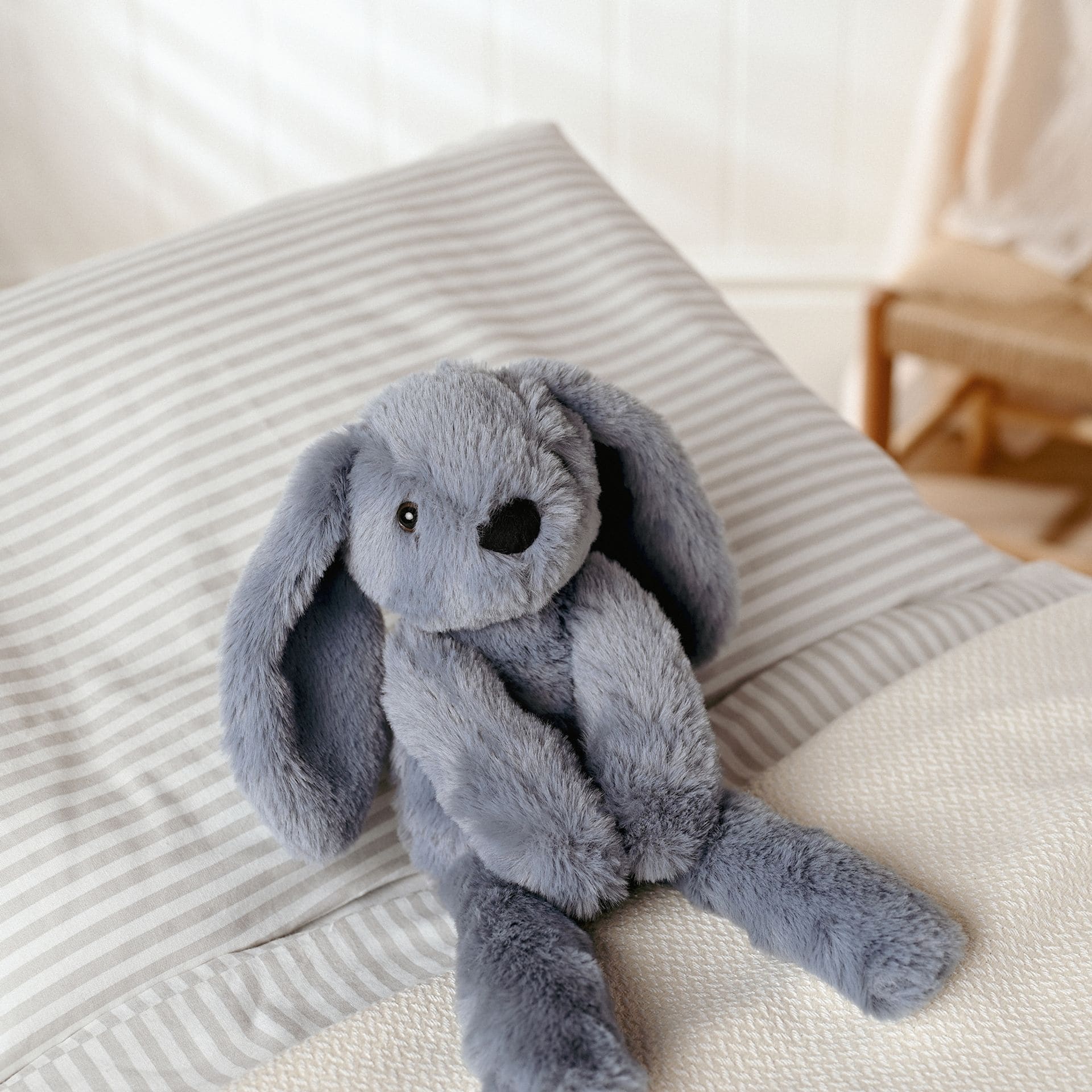 Softies - Hase / Sonny der Hase dunkelgrau - SOF103 - Softies Kuscheltier Plüschtier Stofftier