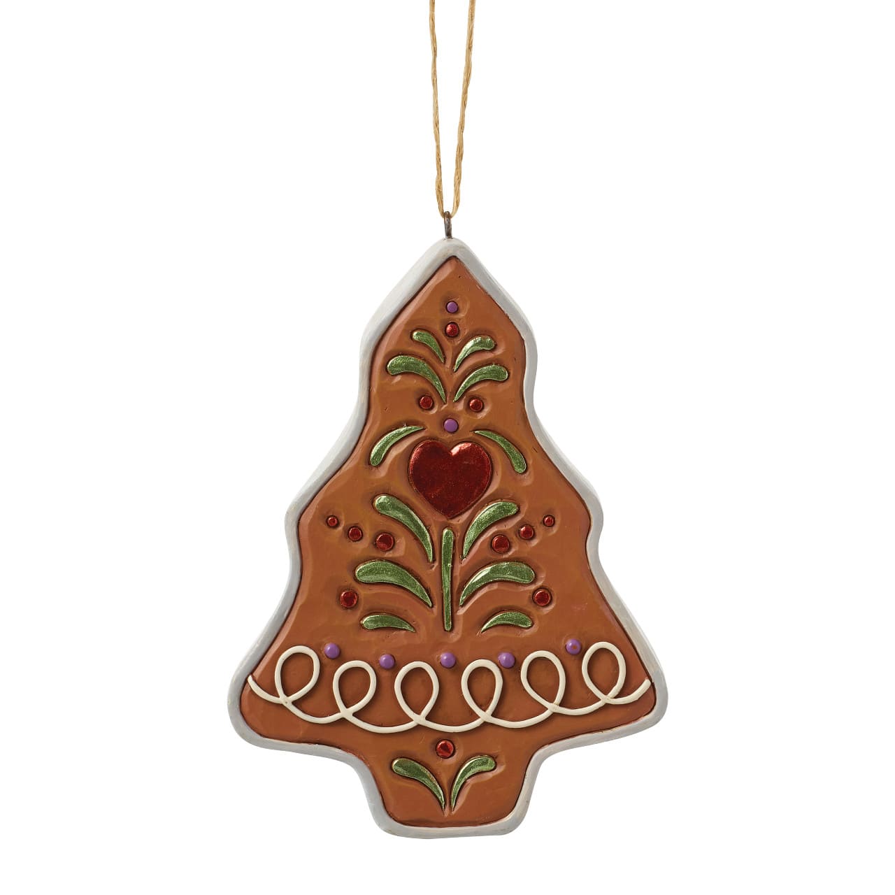 Cookie Cutter Santa Ornament 6018886 - Jim Shore Heartwood Creek Weihnachtsanhänger Weihnachtsmann