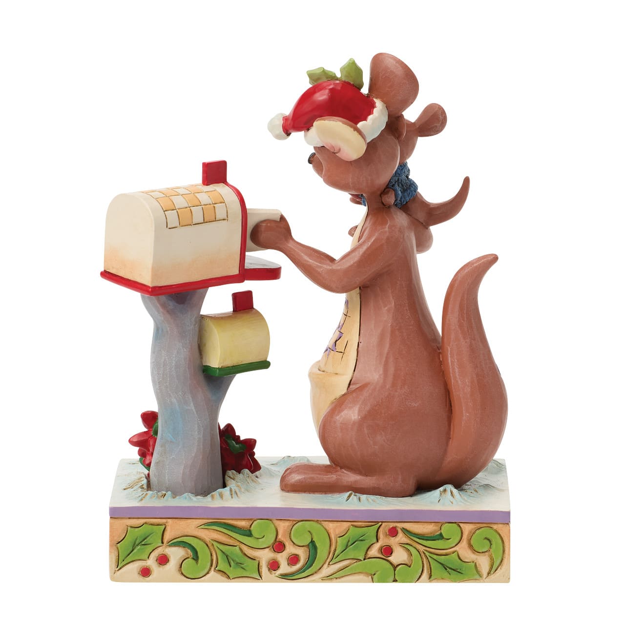 Roo's Holiday Wish Kanga & Roo Winnie Puuh Figur 6018707 Disney Traditions Jim Shore Weihnachtsfigur