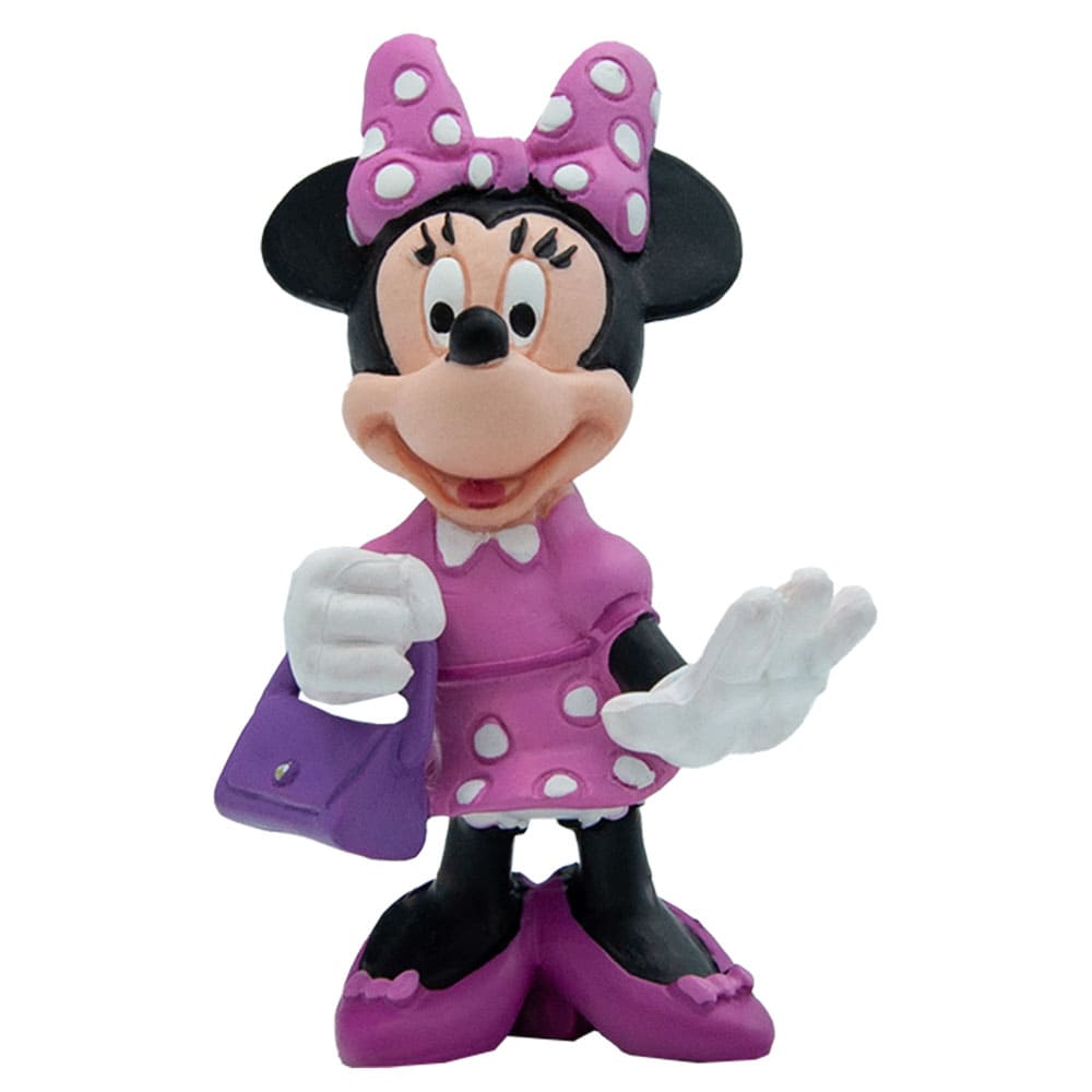 Micky & Friends - Minnie Maus mit Tasche /  Walt Disney Spielfigur - Tortenfigur - Disneyfigur Bullyland 15328