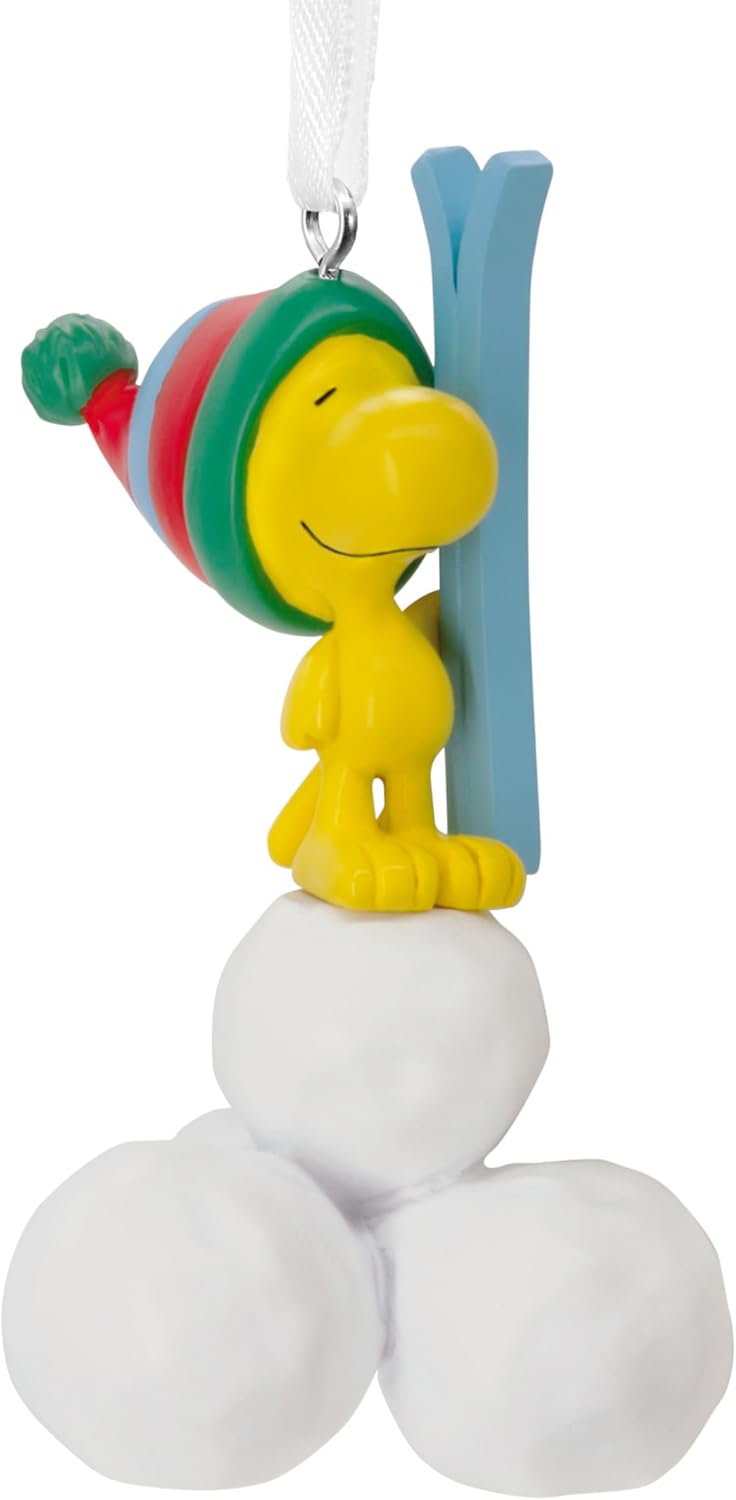X-Mas Peanuts - Woodstock mit Schneebällen - 30200127 Hallmark Ornament - Weihnachtsanhänger