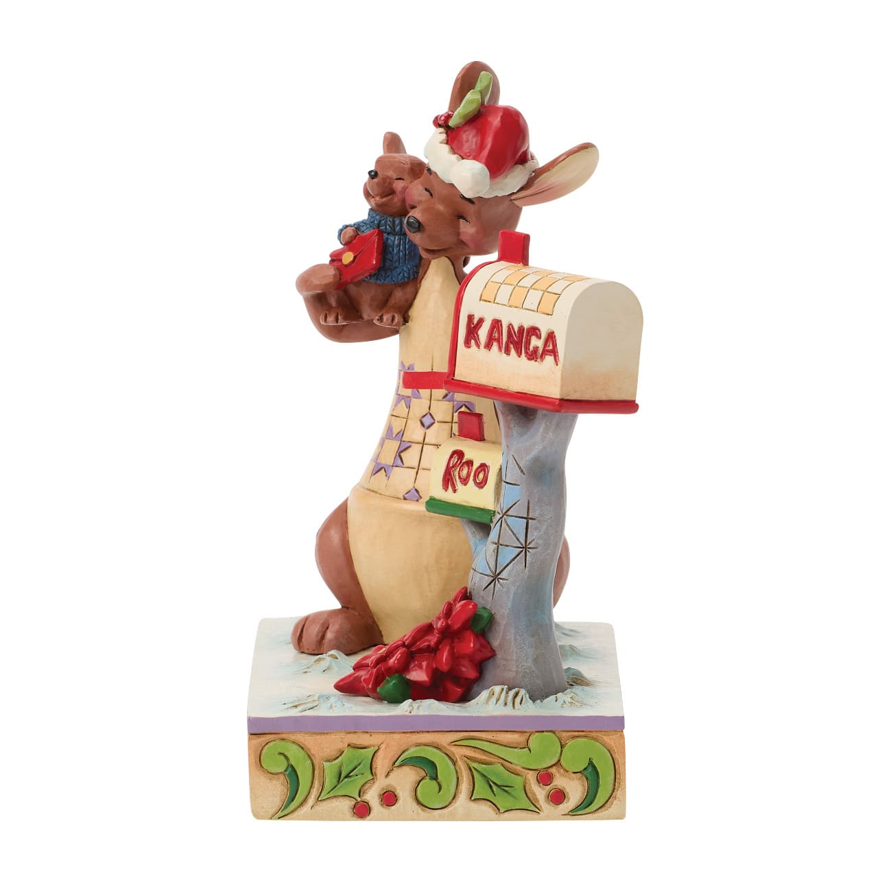 Roo's Holiday Wish Kanga & Roo Winnie Puuh Figur 6018707 Disney Traditions Jim Shore Weihnachtsfigur