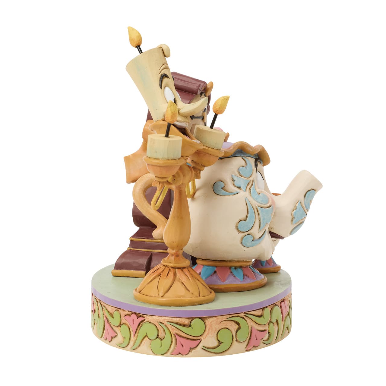 The Heart of the Castle – Lumière, Mrs. Potts, Cogsworth & Chip - 6018724 - Disney Traditions Jim Shore Disneyfigur