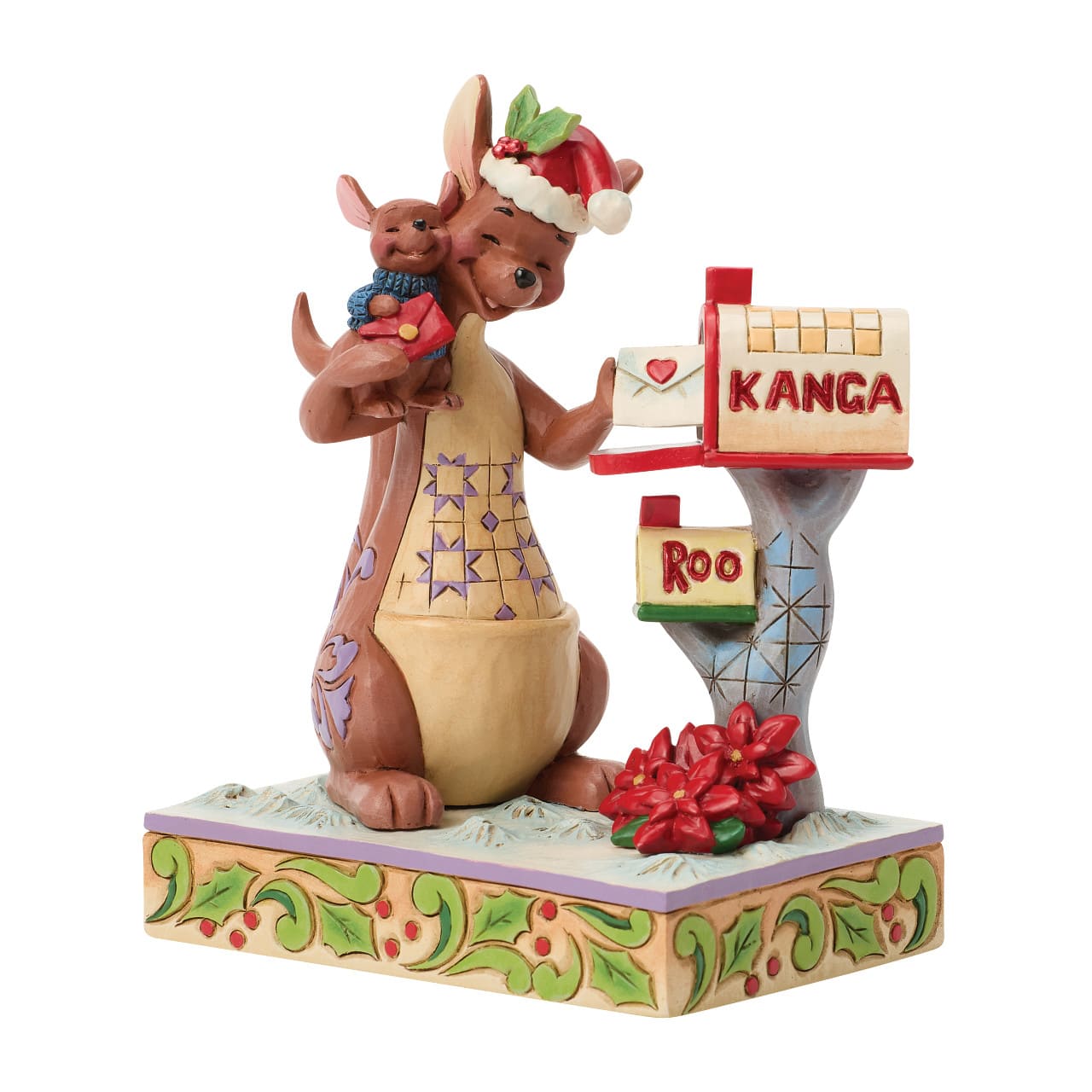 Roo's Holiday Wish Kanga & Roo Winnie Puuh Figur 6018707 Disney Traditions Jim Shore Weihnachtsfigur