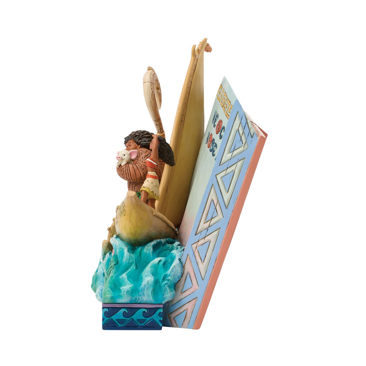The Ocean Chose Me Moana & Maui Storybook Märchenbuch  6018928 - Disney Traditions Jim Shore