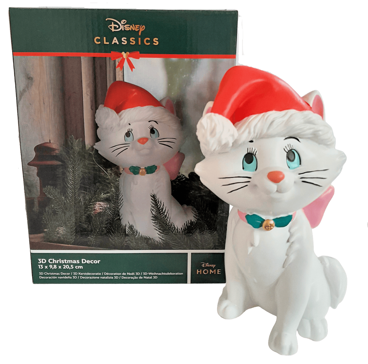 Weihnachtsfigur Marie mit Weihnachtsmütze - DN25212 - Christmas Inspirations Disney Aristocats Figur