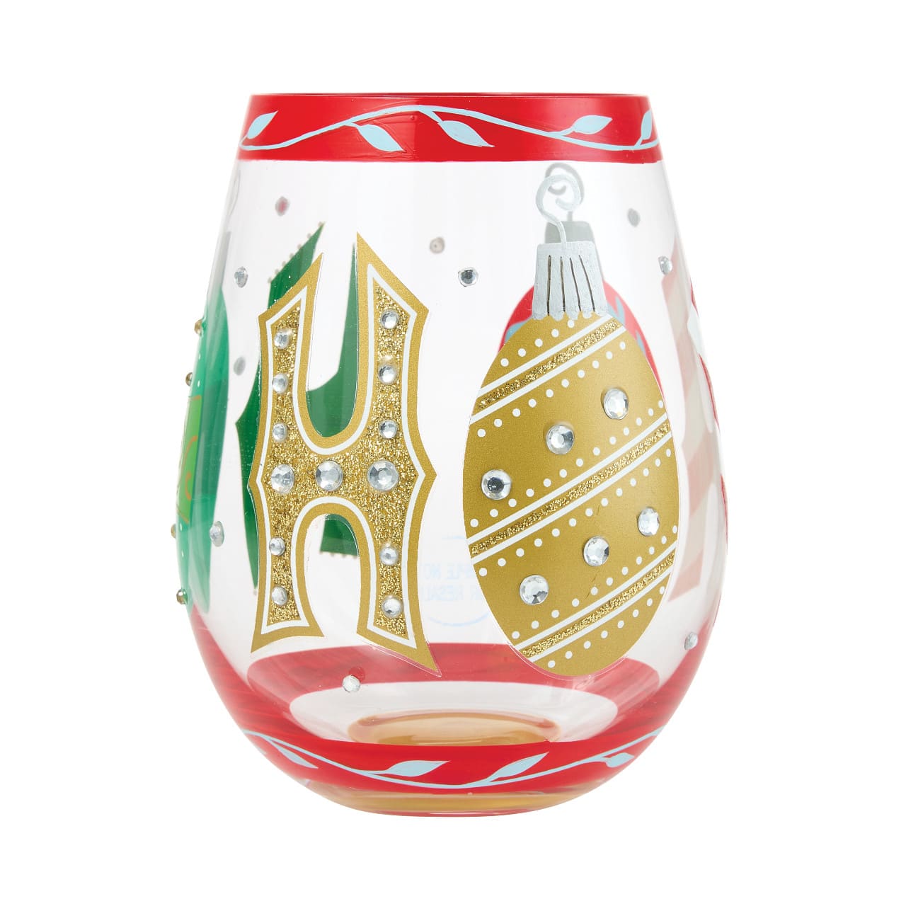 Ho Ho Ho Trinkglas - Lolita Glas 6019148 - Lolita Stemless Glass - Festliches Geschenk