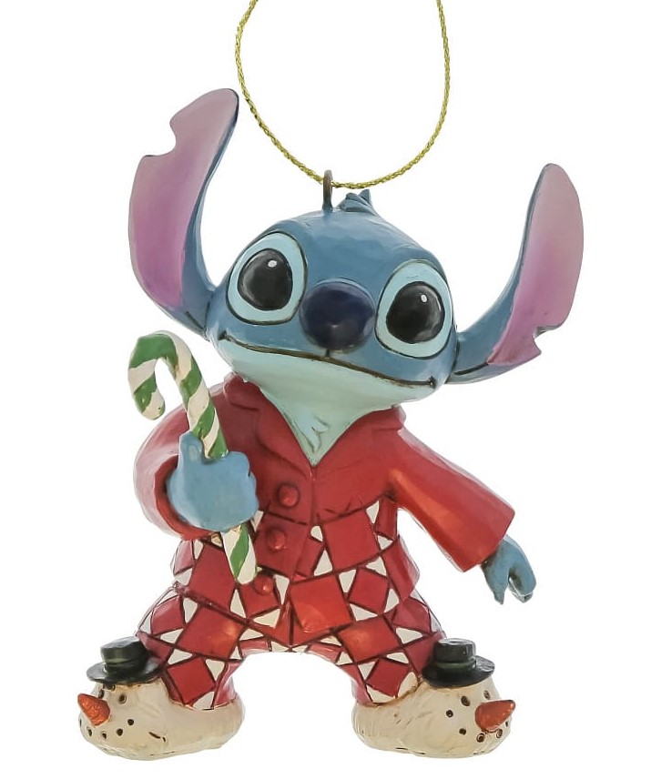 Christmas Morning Stitch in Weihnachtspyjama Ornament - Disney Traditions Jim Shore 6017543