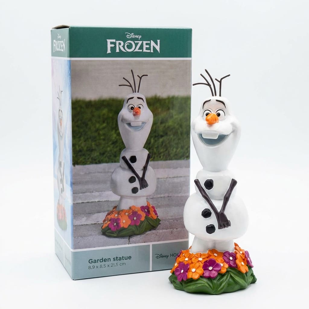 Gartenfigur Olaf aus Die Eiskönigin - Schneemann Olaf - DN26138 - Christmas Inspirations Disney Figur Deko