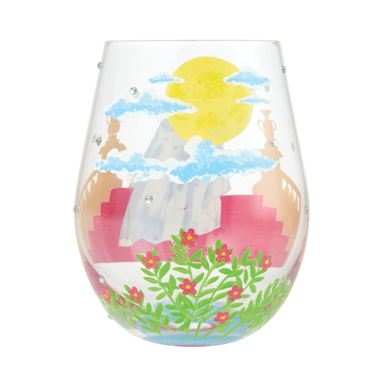 Disney Trinkglas Cinderella - If The Show Fits - Lolita Glas 6016994 - Cinderella auf Treppe