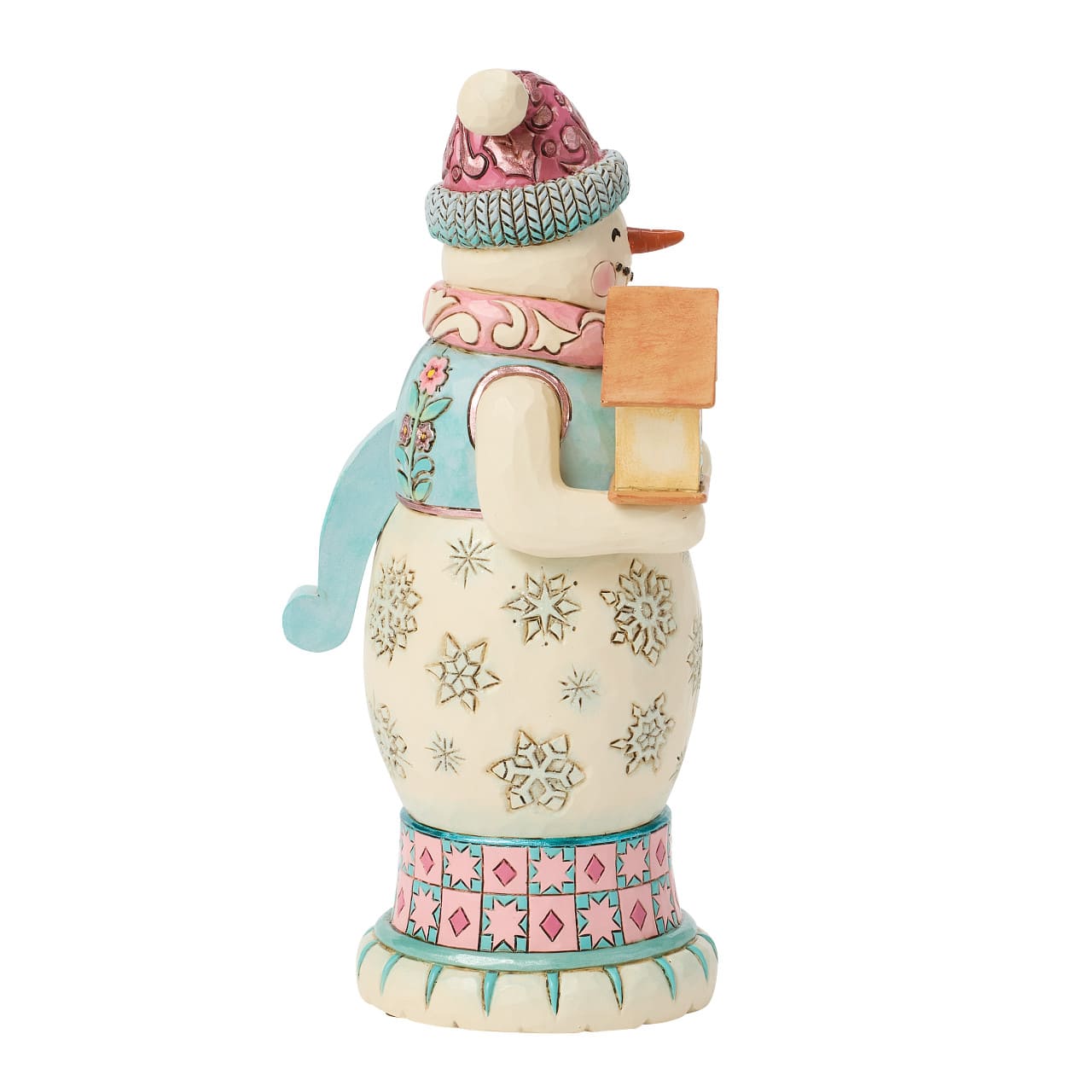 Nussknacker Schneemann rosa-pastell - Cool Friends - 6018907 - Heartwood Creek Jim Shore